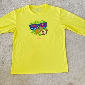 RunDisney Men’s 2023 Bright Yellow Tech Shirt